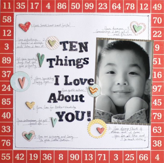 Ten Things I LOVE About You!