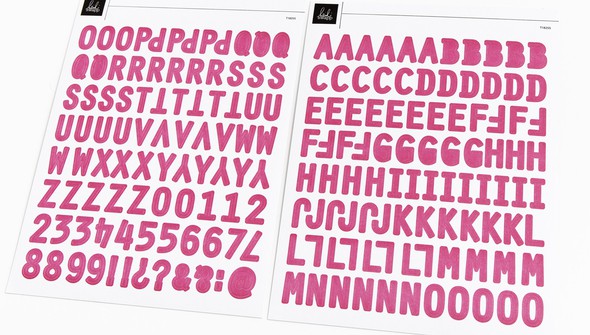 Alpha Stickers - Hot Pink gallery