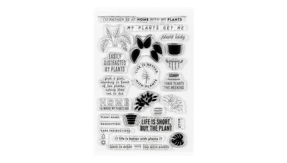 Stamp Set : 4×6 Plant Lady by Goldenwood Co gallery