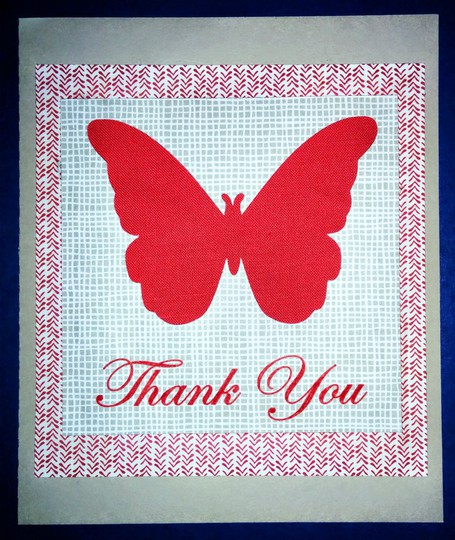 Simple thank you card