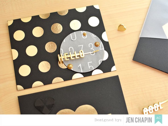 DIY Gold and Black Cards by jenrn gallery