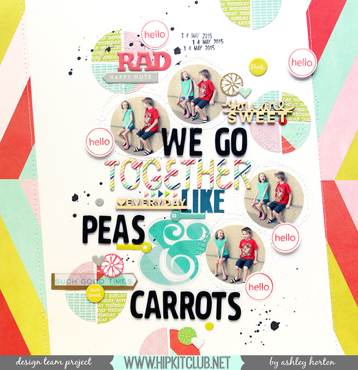 We Go Together Like Peas & Carrots