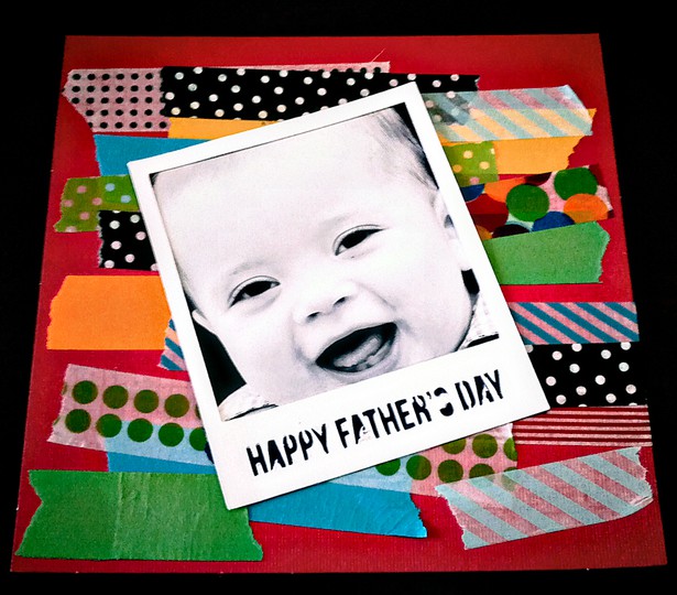 Father's Day Washi Card