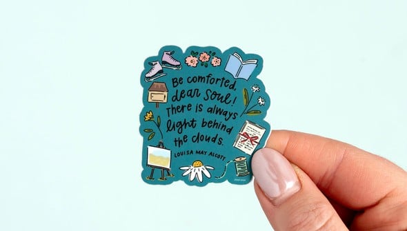 Be Comforted Little Women Decal Sticker gallery