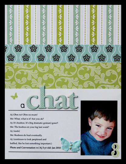 A chat (American Crafts)
