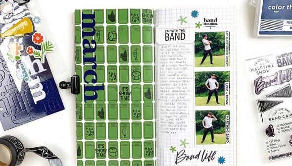 Stamp Set : 4x6 Marching Band by Paislee Press gallery