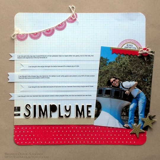 Simply Me (NSD Challenge - stamps)