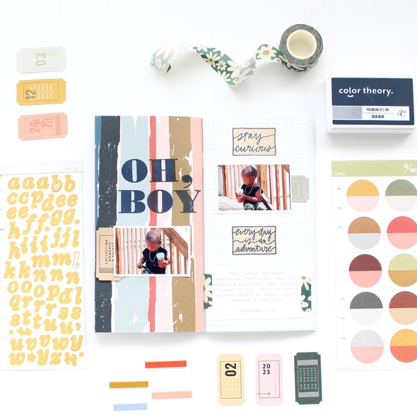Oh Boy Traveler's Notebook Spread by desialy gallery