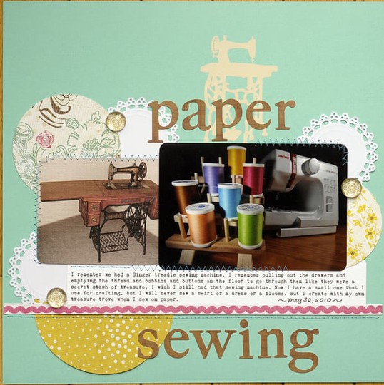Paper sewing