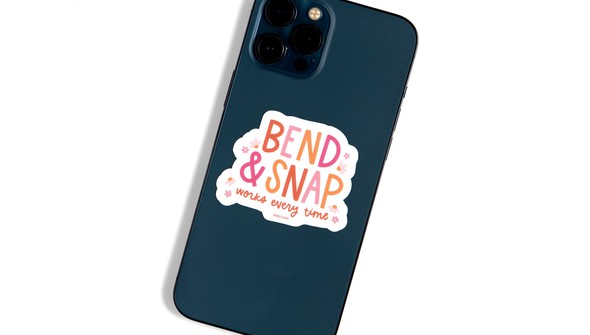 Bend & Snap Decal Sticker gallery