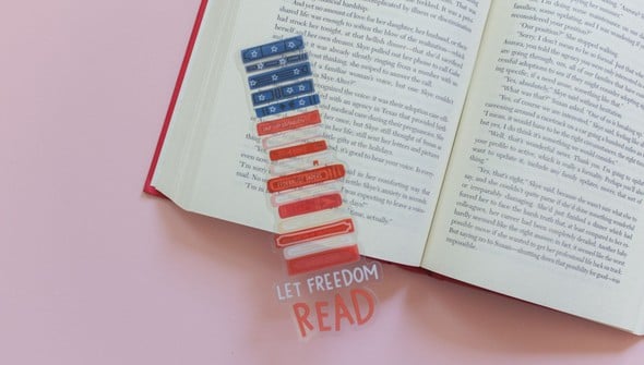 Let Freedom Read Transparent Bookmark gallery