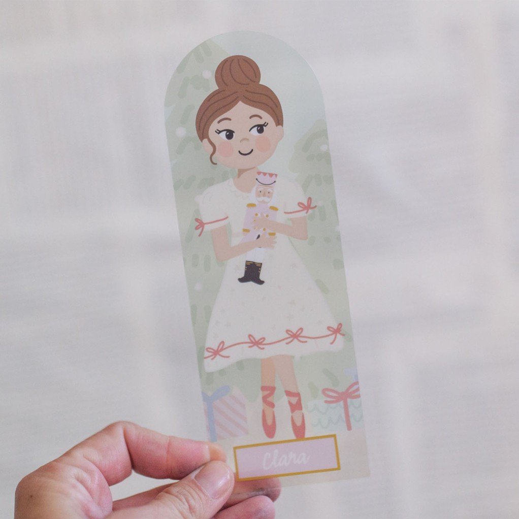 The Nutcracker Clara Transparent Bookmark item