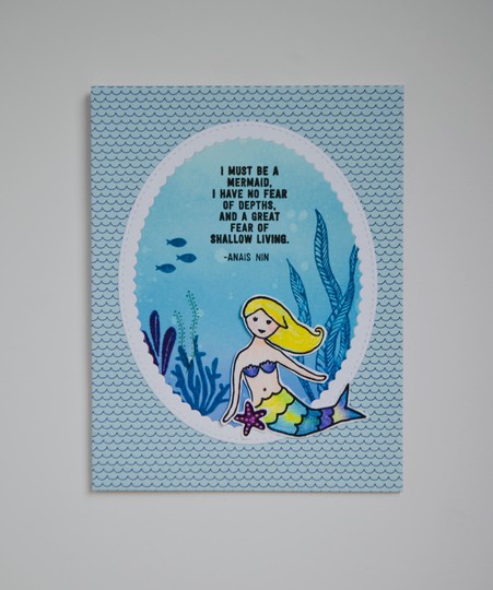 Whimsical Mermaid Card