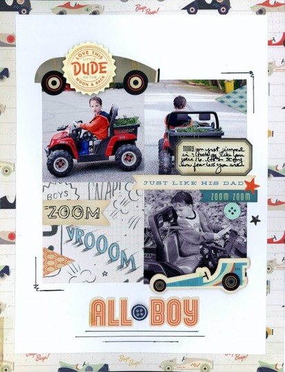 All boy american crafts crate paper nicole martel layout (489x640)