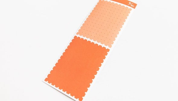Color Theory Postage Label Stickers - Coral gallery