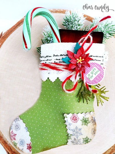 Christmas gift card stockings