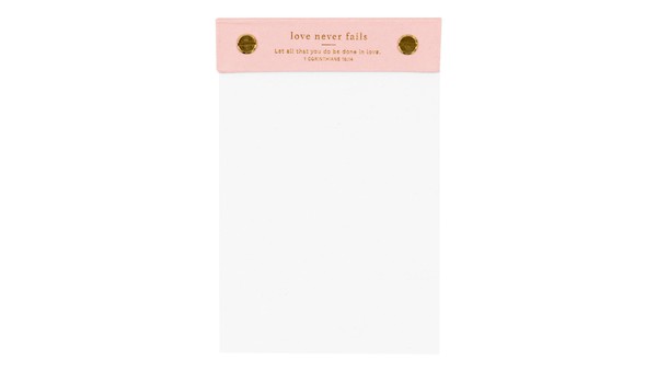 Desktop Notepad - Love Never Fails, 1 of 3
