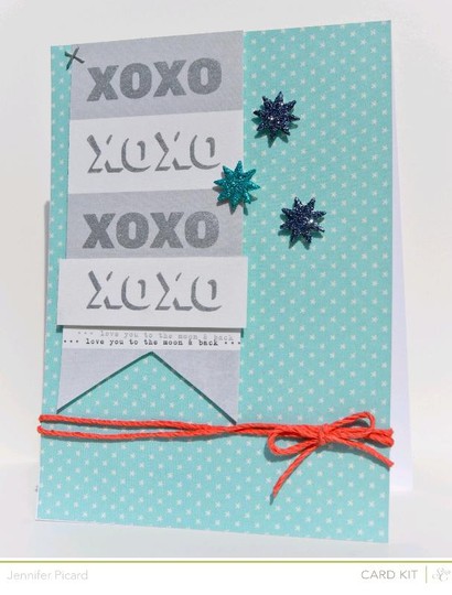 XOXO to the Moon *Card Kit Only