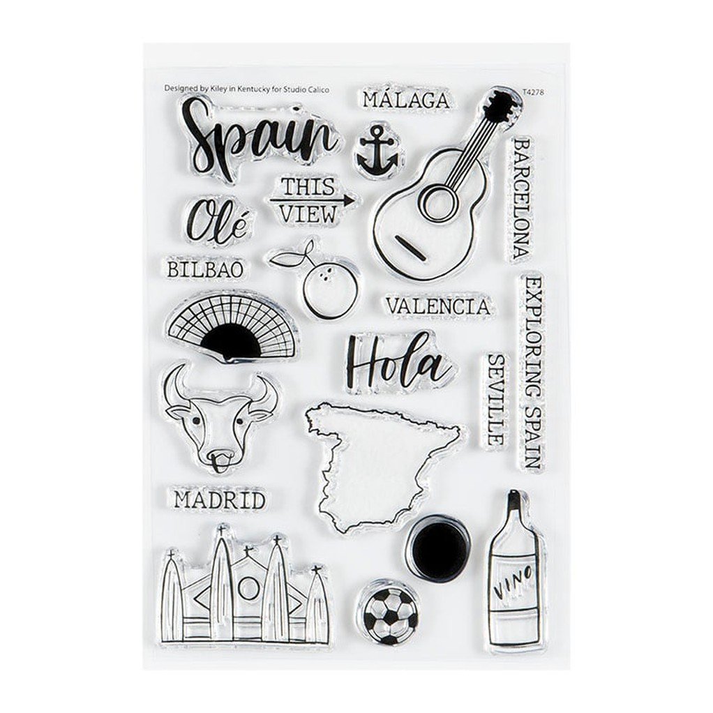 Stamp Set : 4x6 Spain by Kiley in Kentucky item