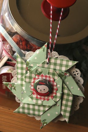 Christmas Origami ornament | *October Afternoon guest design