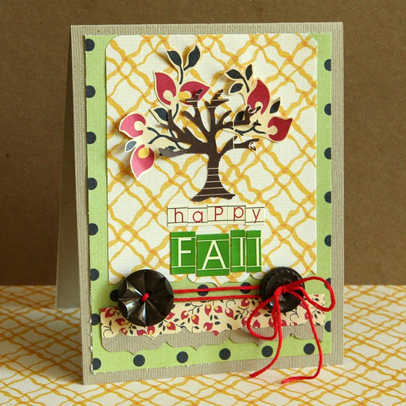 Happy Fall card by Dani gallery