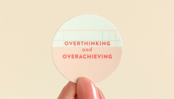 Overthinking & Overachieving Decal Sticker gallery