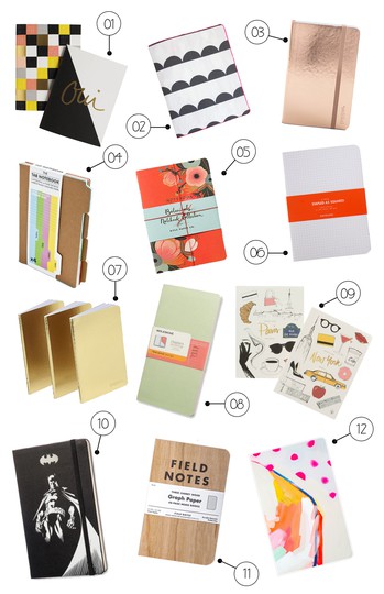 12 Chic Notebooks for Back to School