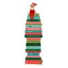 Holiday Book Stack Transparent Bookmark