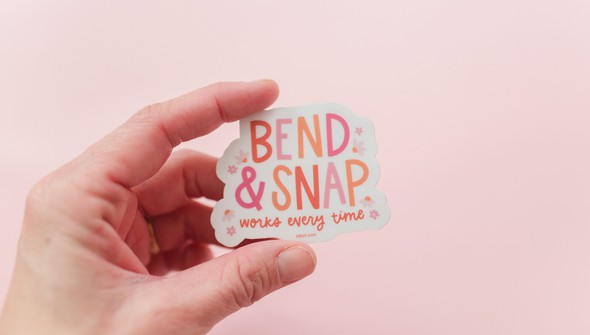 Bend & Snap Decal Sticker gallery