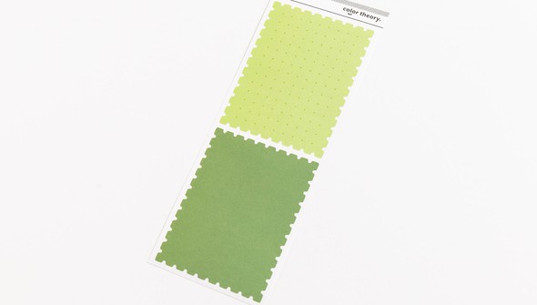 Color Theory Postage Label Stickers - Lime Light + Yes Peas gallery