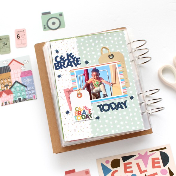 Celebrate 6x8 Scrapbook Page by desialy gallery