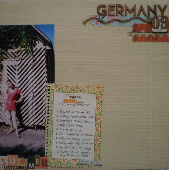 Germany 09 - Summer Favourites by Starr gallery