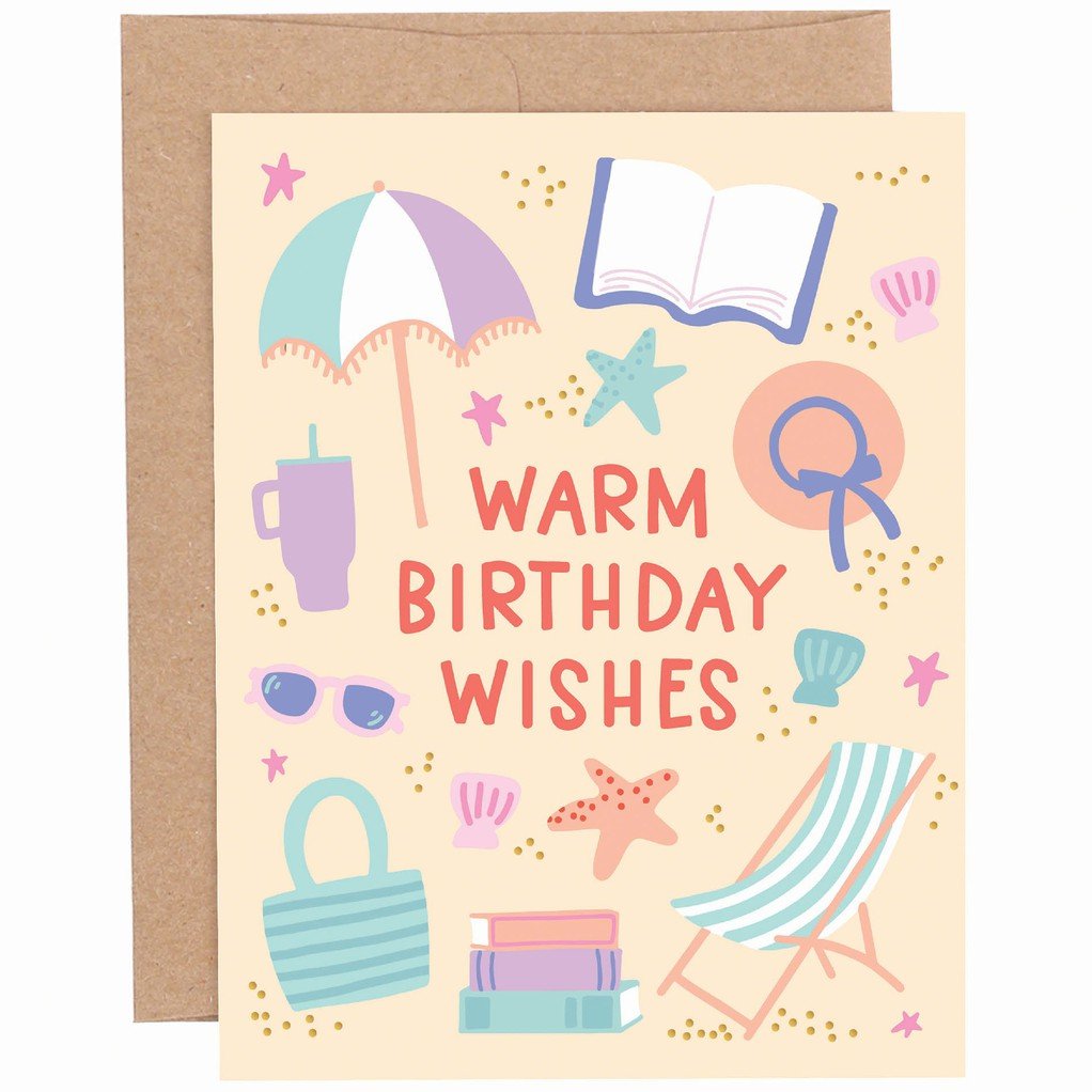 Warm Birthday Wishes Greeting Card item