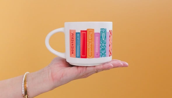 Jane Austen Books Large Ceramic Mug gallery