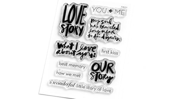 Love Story 3x4 Stamp Set gallery