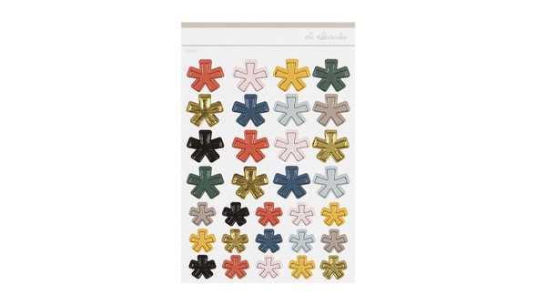 Storytelling Basics Multi-Colored Chipboard Asterisks gallery