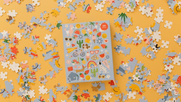 Rainbows, Dogs & Happiness - 300 Piece Jigsaw Puzzle gallery