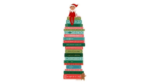 Holiday Book Stack Transparent Bookmark gallery