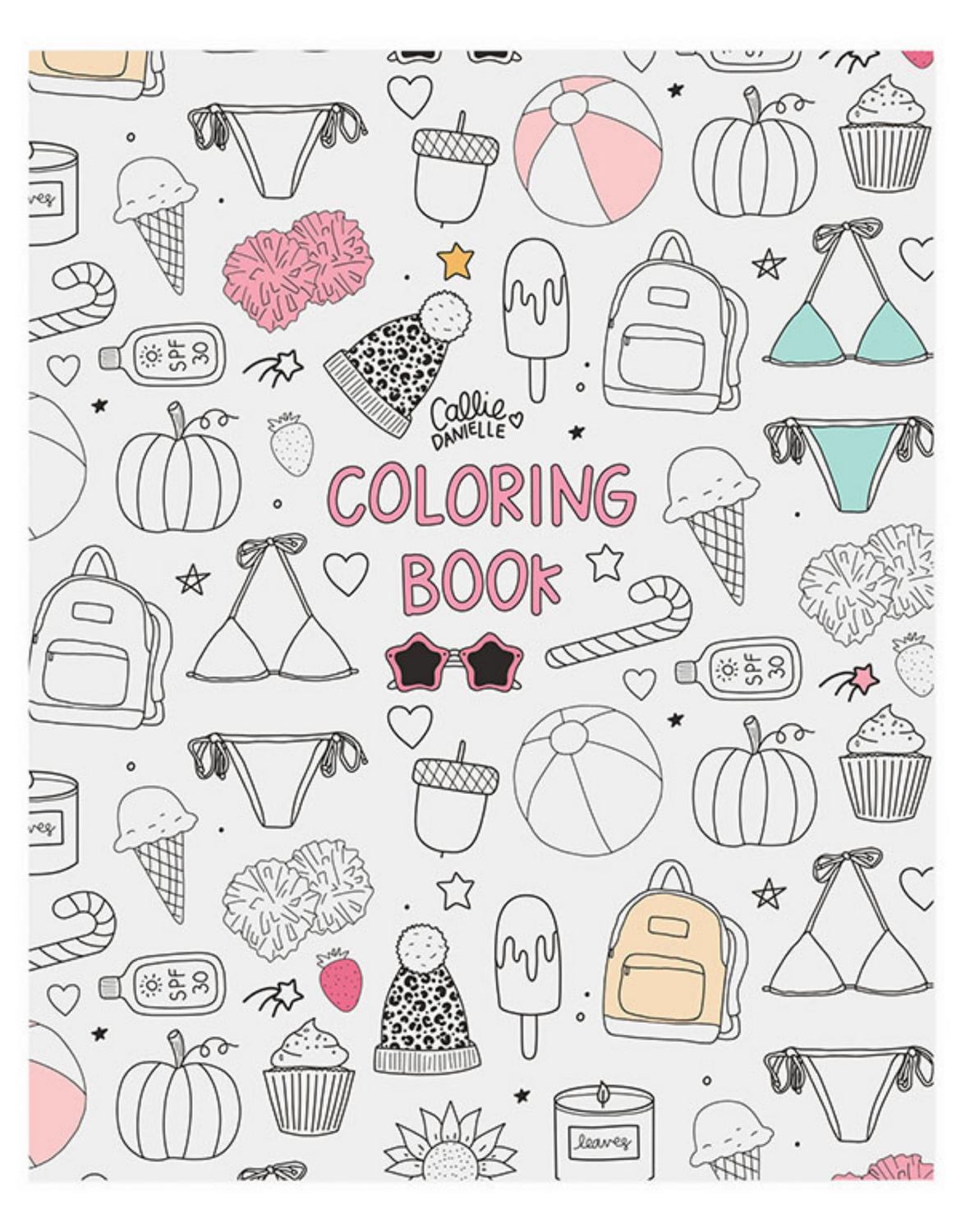 Fall & Holiday Coloring Book - Callie Danielle Shop
