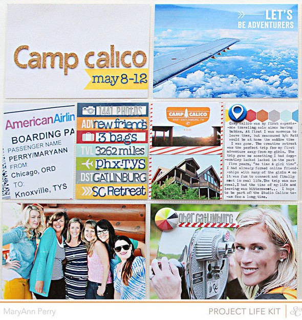 Project Life Camp Calico by MaryAnnPerry gallery