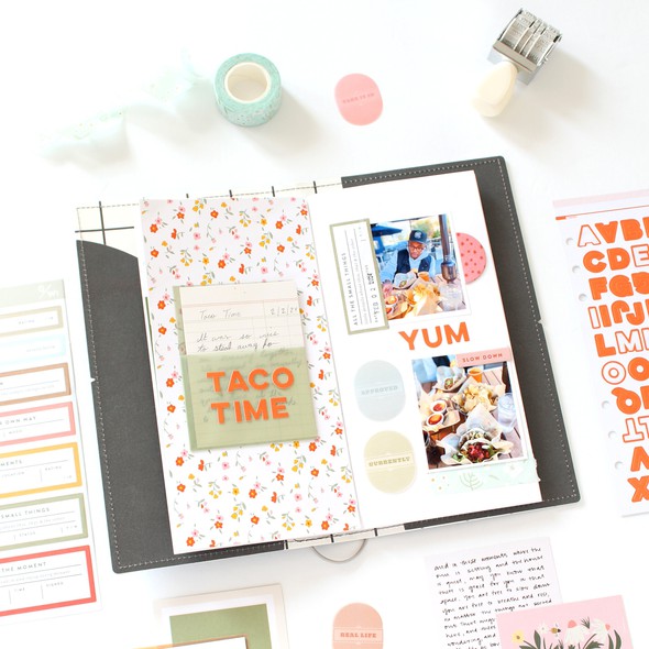 Taco Time Traveler's Notebook Spread by desialy gallery
