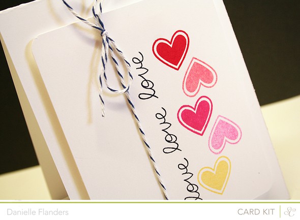 Love Hearts card *Spencer's card kit* by Dani gallery