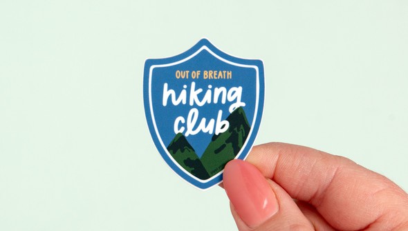 Hiking Club Decal Sticker gallery
