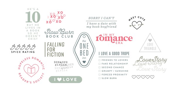 Stamp Set : 4×6 Romance Reader  gallery