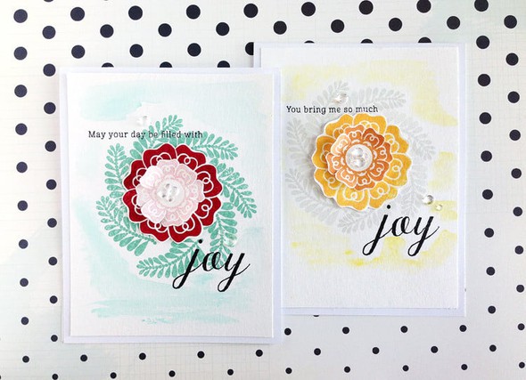 Stamped Wreath cards by Dani gallery