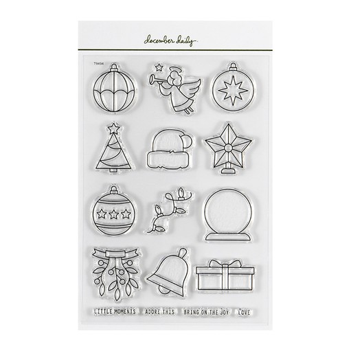 Picture of December Daily® 2021 Bring On The Joy 4x6 Stamp Set
