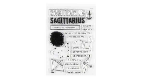Stamp Set : 4x6 Sagittarius by Goldenwood Co gallery