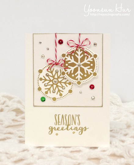 Gold embossing ornaments