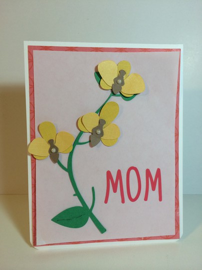 Orchid Mother's Day Card