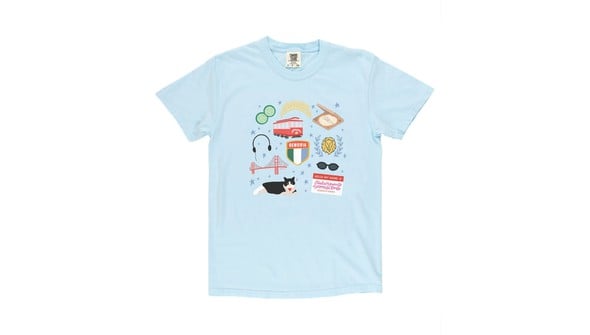 Princess Illustrations Tee - Chambray gallery